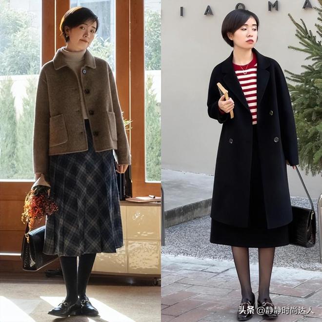 ：裙子过膝鞋子带跟轻轻松松能美到老ag九游会登录中年女人的穿衣哲学(图2)
